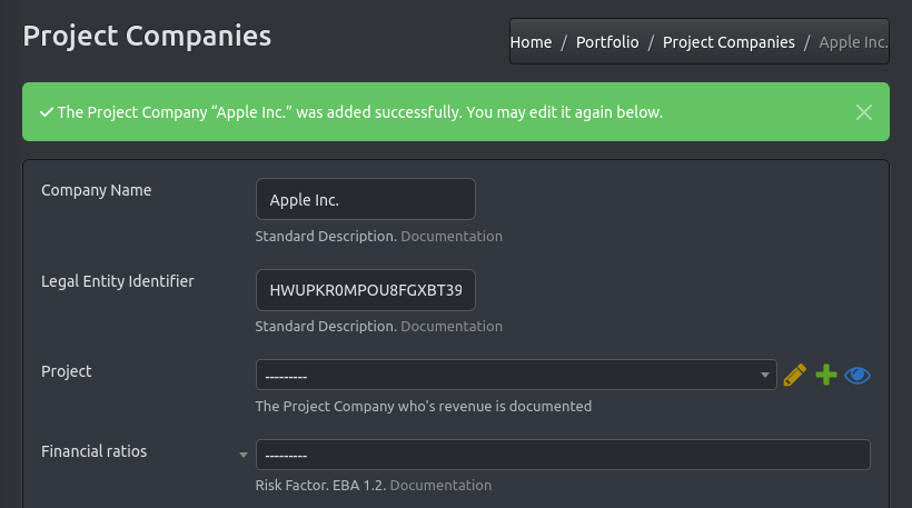 Portfolio Snapshot